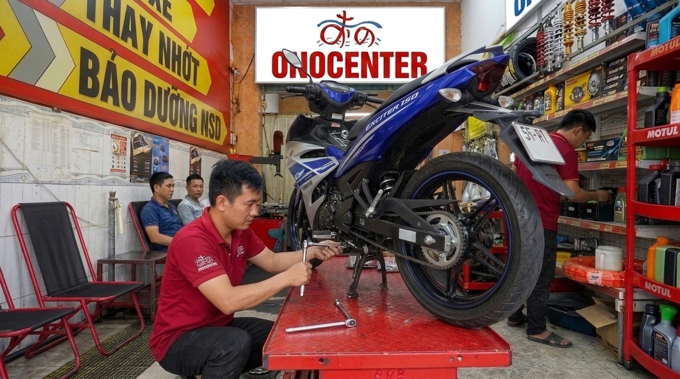 Sửa Xe Exciter 150/135/155: 6 Lỗi & Bảng Giá | ONOCENTER