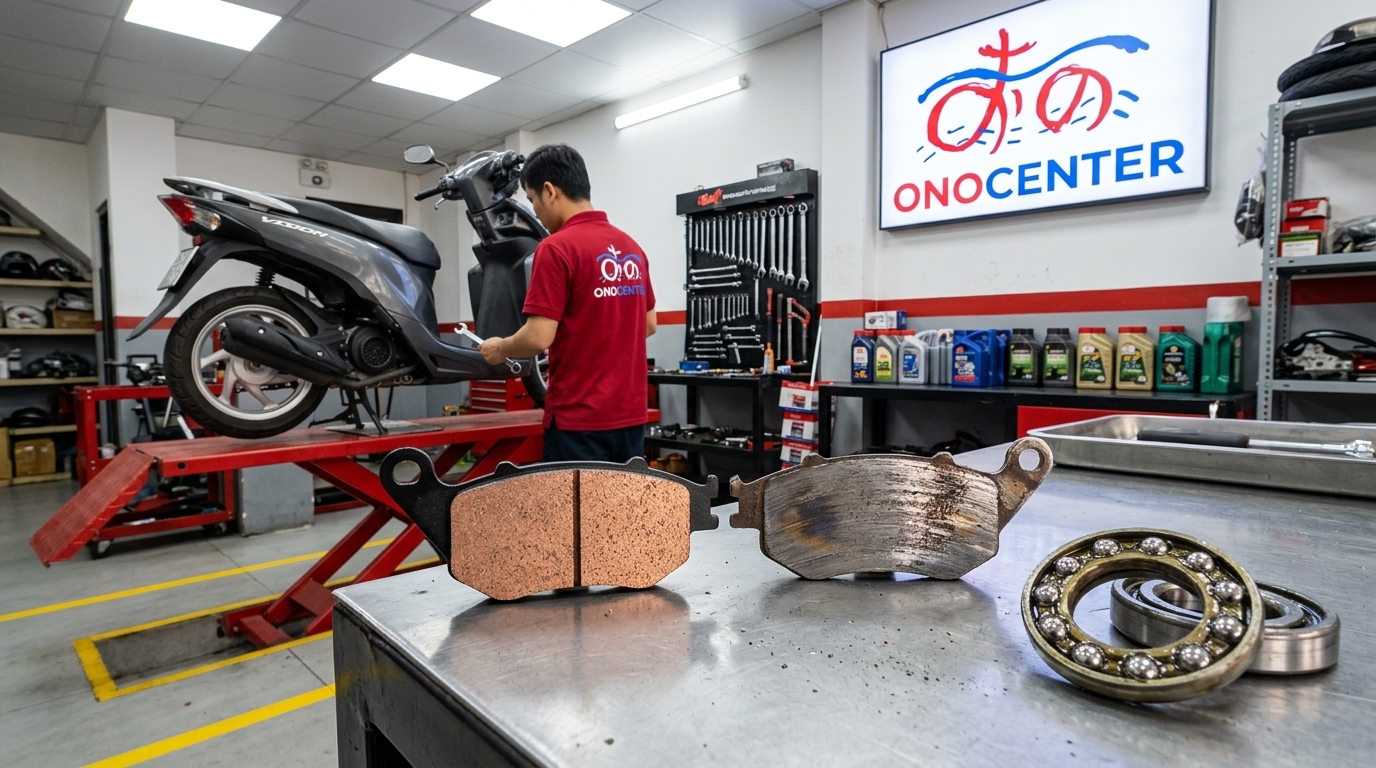 Thay Bố Thắng Xe Máy & Chén Cổ: Dấu Hiệu Chuẩn | ONOCENTER