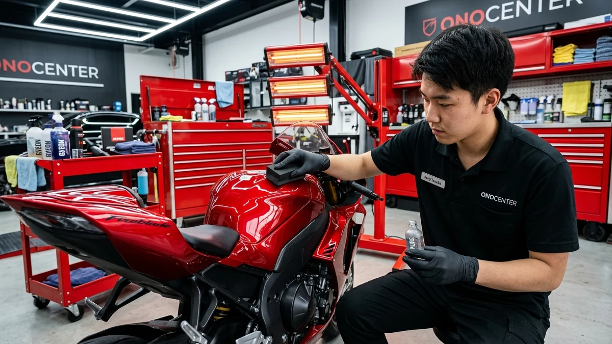 Phủ Ceramic sơn dặm xe máy Quận 7